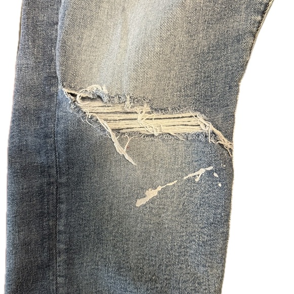 Lucky Brand Men's Distressed Blue Jeans - Picture 5 of 8